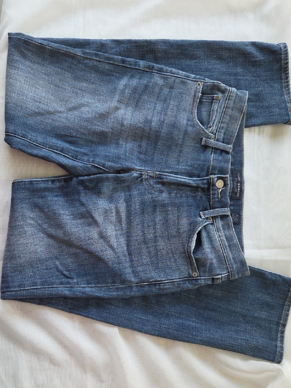 Lucky Brand Women's Medium Blue Skinny Jeans